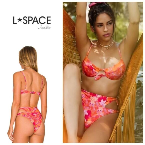 New. L*SPACE floral Rose top/Jack bottom. Small. Retails $213 - Picture 6 of 16